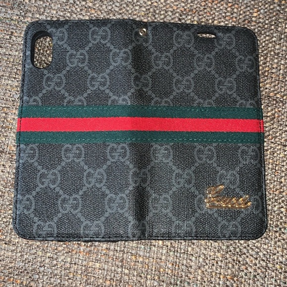 Gucci iPhone X card holder case Gently Loved MISSING LANYARD - Picture 6 of 9